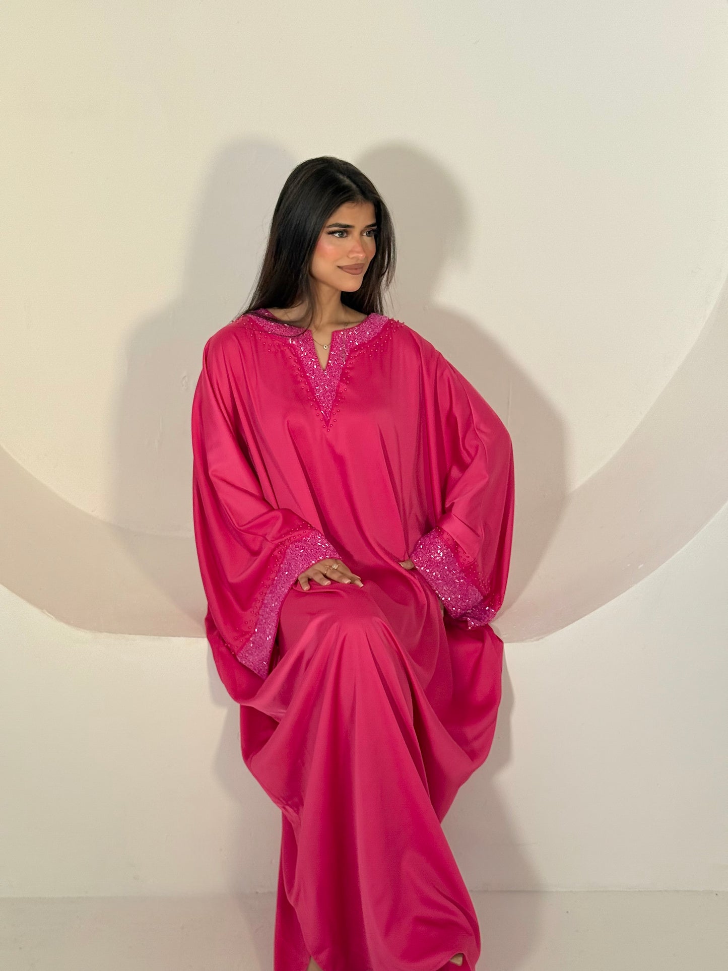 Fuchsia Kaftan