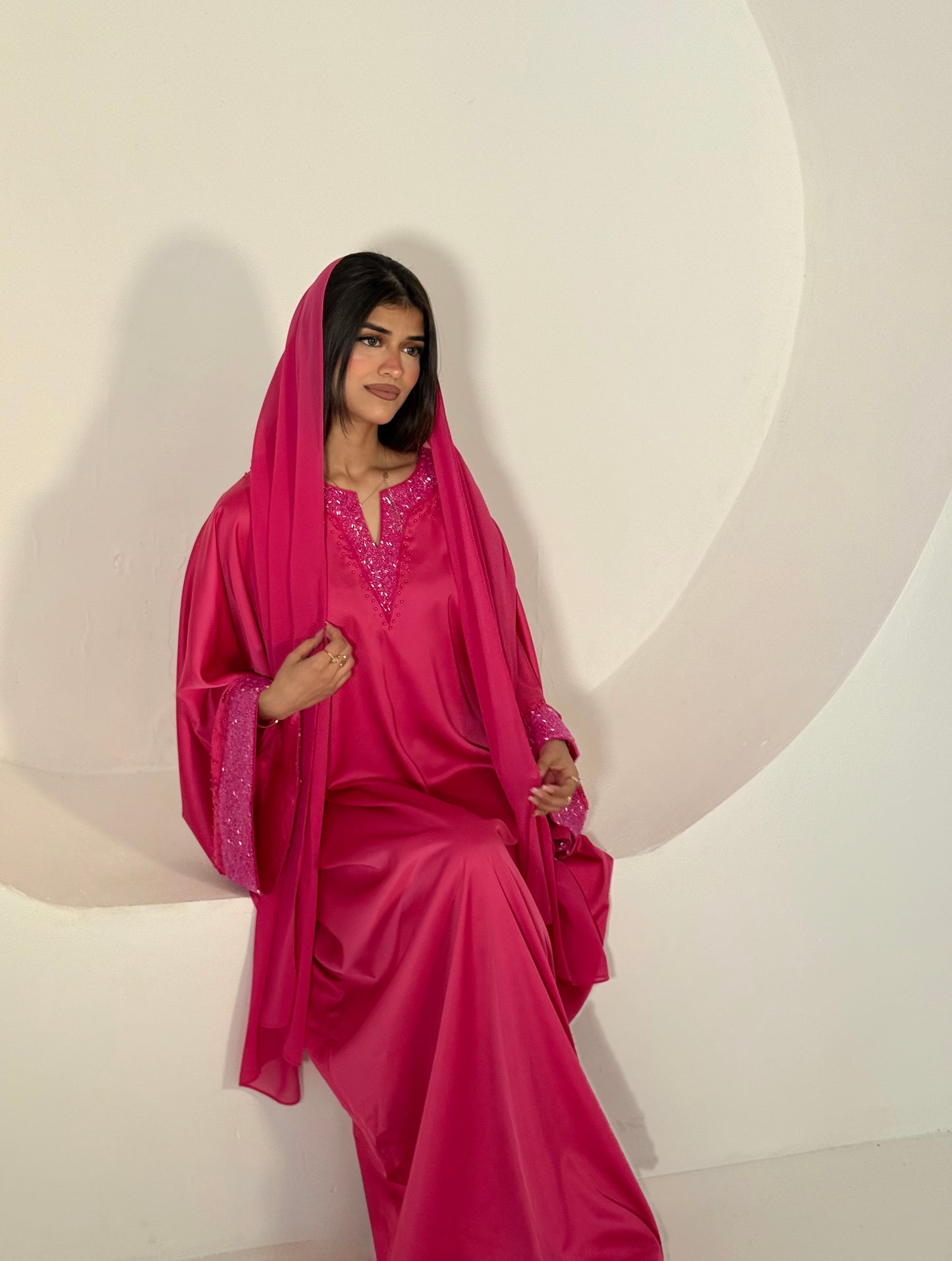 Fuchsia Kaftan